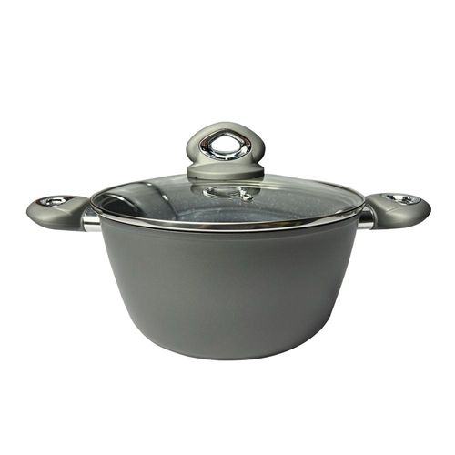 Caçarola em alumínio Bialetti Petravera Plus 20cm: Antiaderente mineral e alto desempenho Caçarola em alumínio Bialetti Petravera Plus 20cm: Antiaderente mineral e alto desempenho