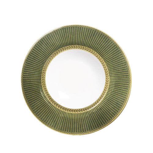 Prato fundo em cerâmica Alleanza Celebrate 24,5cm verde Prato fundo em cerâmica Alleanza Celebrate 24,5cm verde