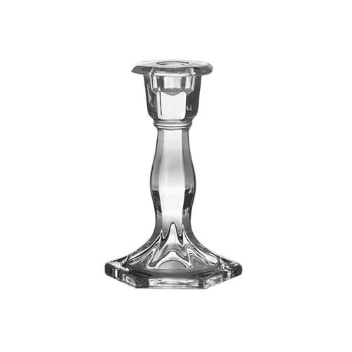 Castiçal em cristal ecológico L'Hermitage La Voir 10x15cm transparente