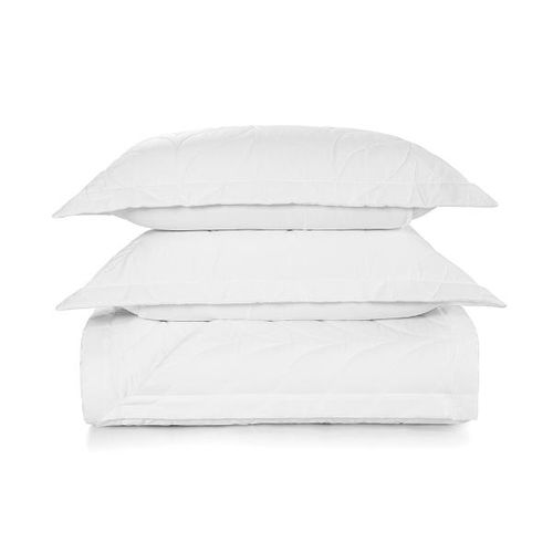 Colcha trussardi grasso casal 220x250 branco