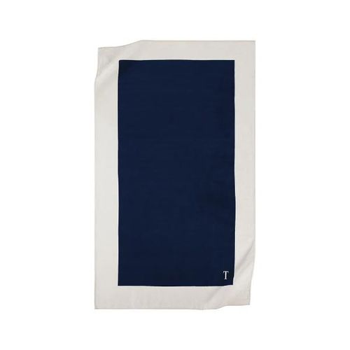 Toalha de praia Trussardi Bulgatti 102x178cm branco/marinho Toalha de praia Trussardi Bulgatti 102x178cm branco/marinho