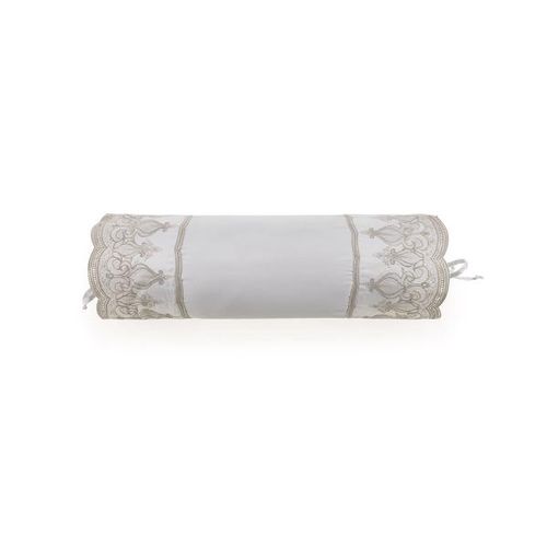 Rolinho Trussardi Magnelli 600 fios 16cmx40cm Branco/Legno Rolinho Trussardi Magnelli 600 fios 16cmx40cm Branco/Legno