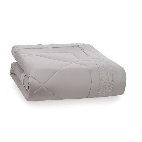 Edredom Trussardi Valenza 300 fios King 2,90mx2,50m Marmo/Platino