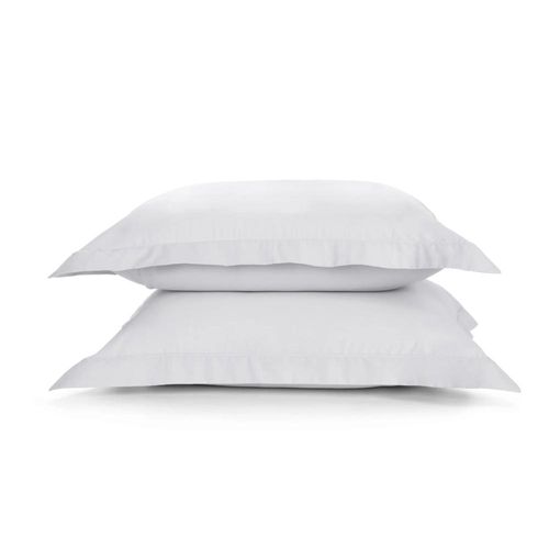 Jogo de fronhas 2 peças Trussardi Piero 50cmx70cm 100% Algodão Branco Jogo de fronhas 2 peças Trussardi Piero 50cmx70cm 100% Algodão Branco