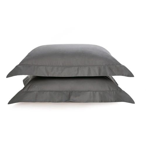 Jogo de fronhas 2 peças Trussardi Piero 50cmx70cm 100% Algodão Ardósia