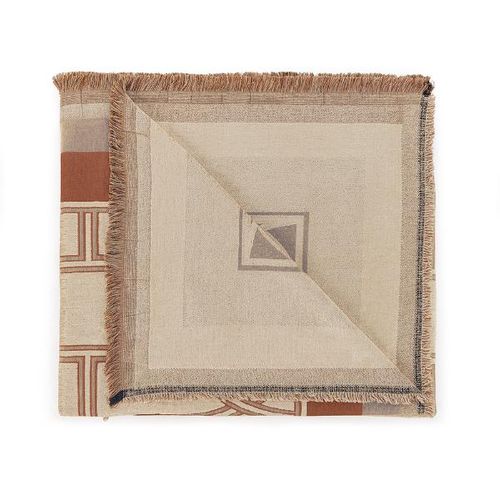 Manta Trussardi Galleria 1,40mx1,80m Bege Manta Trussardi Galleria 1,40mx1,80m Bege