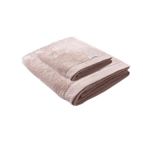 Jogo de tolhas banho e rosto Trussardi Domani 2 peças 86cmx1,50m Soft Rose Jogo de tolhas banho e rosto Trussardi Domani 2 peças 86cmx1,50m Soft Rose