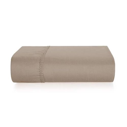 Lençol Trussardi Grasso 300 fios 100% Algodão Casal 1,40mx2,00mx40cm Nocciola
