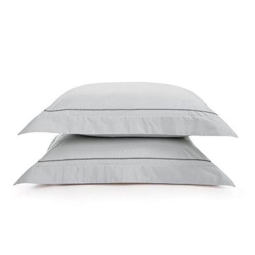 Jogo de fronhas 2 peças Trussardi Cammillo 50cmx70cm 100% Algodão Cinza/Chumbo Jogo de fronhas 2 peças Trussardi Cammillo 50cmx70cm 100% Algodão Cinza/Chumbo