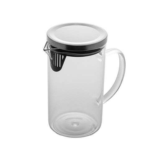 Jarra em vidro com tampa em aço escovado Wolff Mesa 27728 1 litro