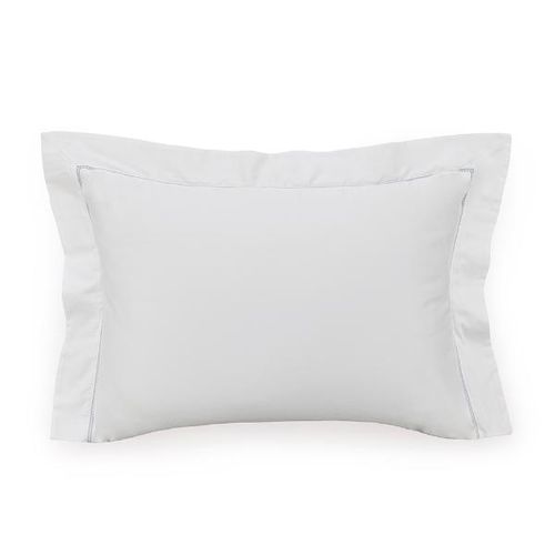 Fronha Trussardi Portello 300 fios 50cmx70cm Branco/Platino