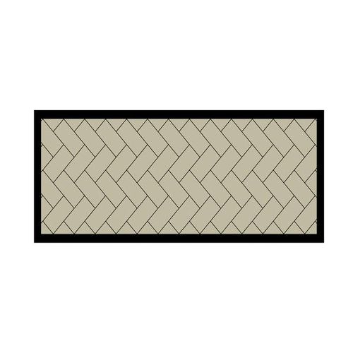 Passadeira de Cozinha Kacyumara Antiderrapante 45cmx1,20m Platon