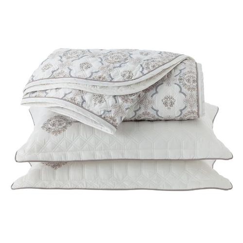 Colcha Gregory Kacyumara Lazio 300 fios Super King 3,20mx2,70m Estampado