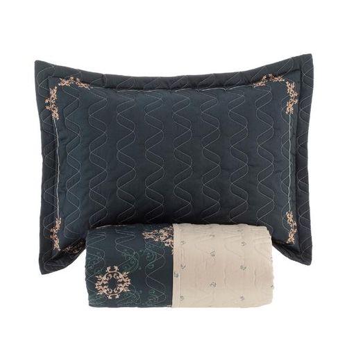 Colcha Vienzy Kacyumara Satineé 300 fios Super King 3,20mx2,70m Estampado