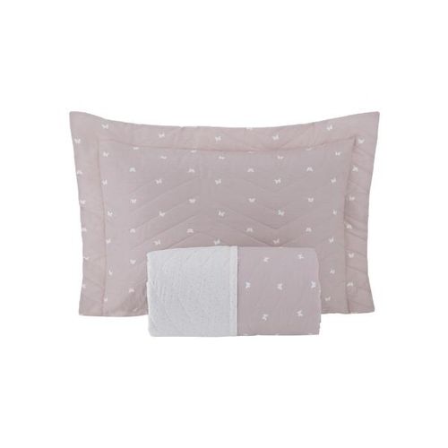 Colcha Borboleta Kacyumara Vida Bela 200 fios Solteiro 1,80mx2,40m Estampado