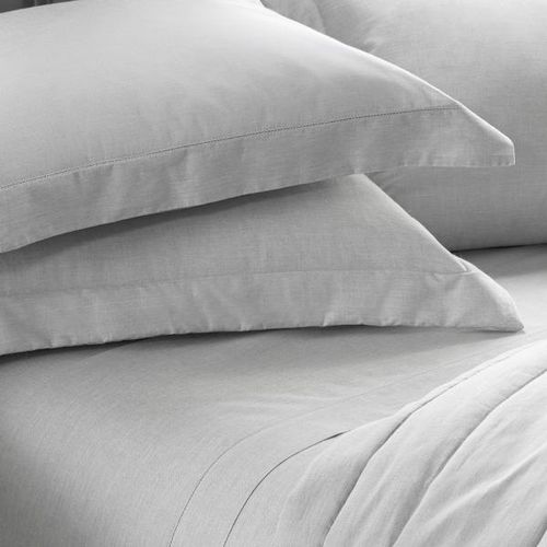 Jogo de lençol Kacyumara Fio Tinto Chambret 200 fios Solteiro Chumbo Jogo de lençol Kacyumara Fio Tinto Chambret 200 fios Solteiro Chumbo