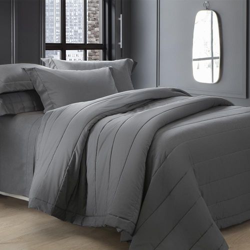 Colcha Kacyumara Fio Tinto Chambret 200 fios 1,80mx2,40m Solteiro Marinho Colcha Kacyumara Fio Tinto Chambret 200 fios 1,80mx2,40m Solteiro Marinho