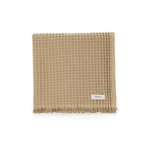Manta Karsten Denver 1,50mx2,00m 100% Algodão Caramelo