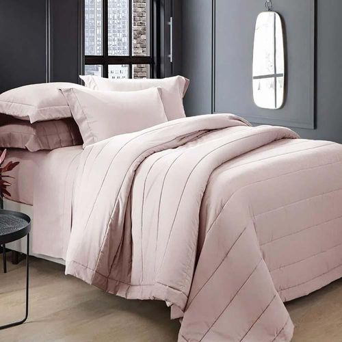 Colcha Kacyumara Fio Tinto Chambret 200 fios 2,40mx2,60m Queen Inrose Colcha Kacyumara Fio Tinto Chambret 200 fios 2,40mx2,60m Queen Inrose