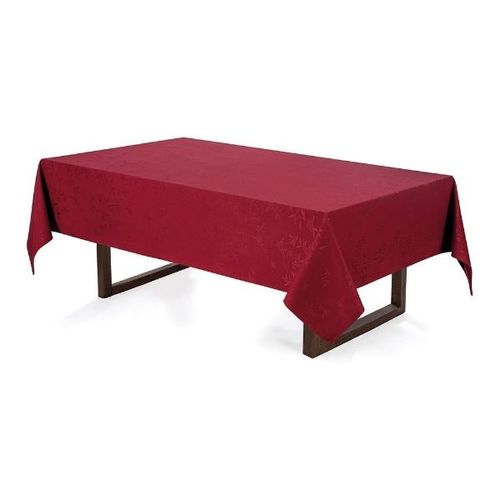 Toalha de mesa Karsten Verissimo 1,60mx2,70m vermalha
