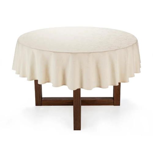 Toalha de mesa redonda Karsten Sienna 1mx60cm natural Toalha de mesa redonda Karsten Sienna 1mx60cm natural