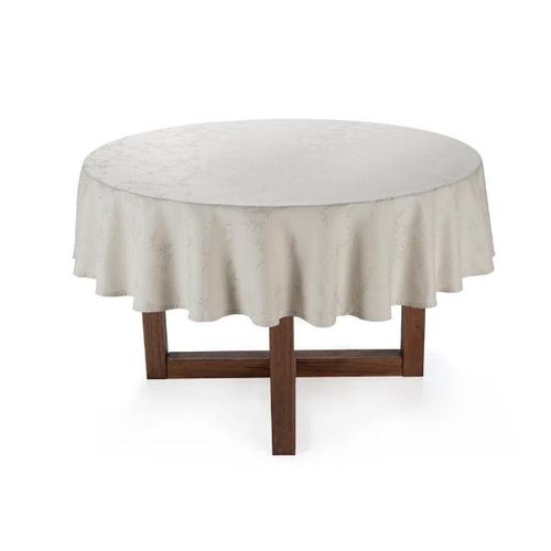 Toalha de mesa redonda Karsten Verissimo 1mx78cm noz moscada Toalha de mesa redonda Karsten Verissimo 1mx78cm noz moscada