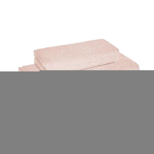 Jogo de banho e rosto Karsten Monique 2 peças 66x140cm rose Jogo de banho e rosto Karsten Monique 2 peças 66x140cm rose