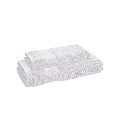 Jogo de banho e rosto Karsten Empire 2 peças branco Jogo de banho e rosto Karsten Empire 2 peças branco