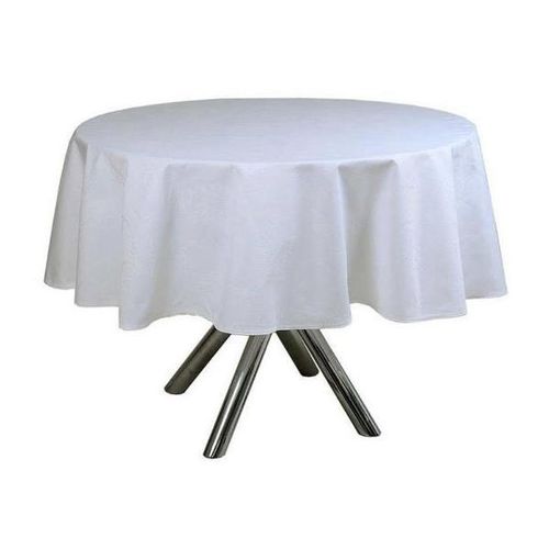 Toalha de mesa redonda Karsten Sienna 178cm branca