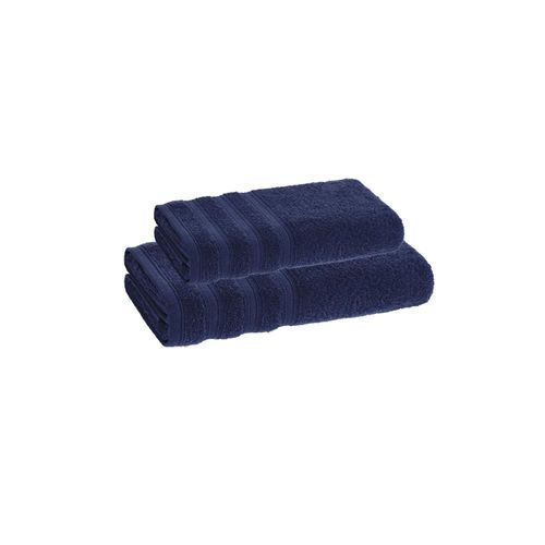 Jogo de banho e rosto Braga Karsten 2 peças 70cmx1,35m Naval Jogo de banho e rosto Braga Karsten 2 peças 70cmx1,35m Naval