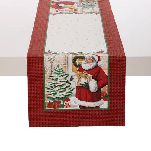 Trilho de mesa Karsten Vila de Natal 30cmx1,00m Trilho de mesa Karsten Vila de Natal 30cmx1,00m