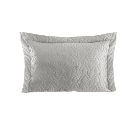 Porta travesseiro Kacyumara Tinto Satineé 300 fios 50cmx90cm fend stone Porta travesseiro Kacyumara Tinto Satineé 300 fios 50cmx90cm fend stone