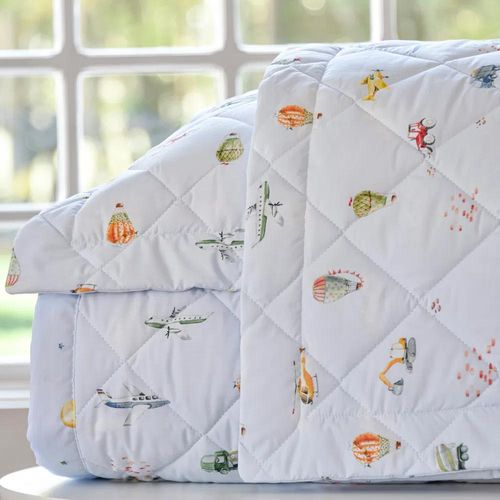 Colcha Scavone Planeta Solteiro infantil Estampado