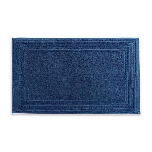 Toalha de piso Trussardi Linee em algodão 48x80cm adriático