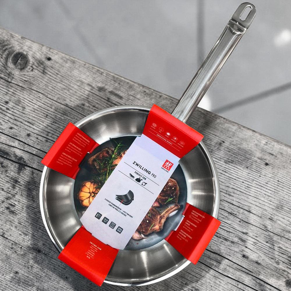 Frigideira em Aço Inox Zwilling Pro 26cm: Performance Profissional e Fundo Sigma Classic+