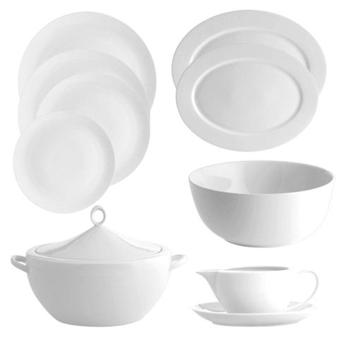 Aparelho de Jantar Vista Alegre Broadway White em Porcelana 42 Peças: O Auge do Minimalismo e Sofisticação Moderna Aparelho de Jantar Vista Alegre Broadway White em Porcelana 42 Peças: O Auge do Minimalismo e Sofisticação Moderna