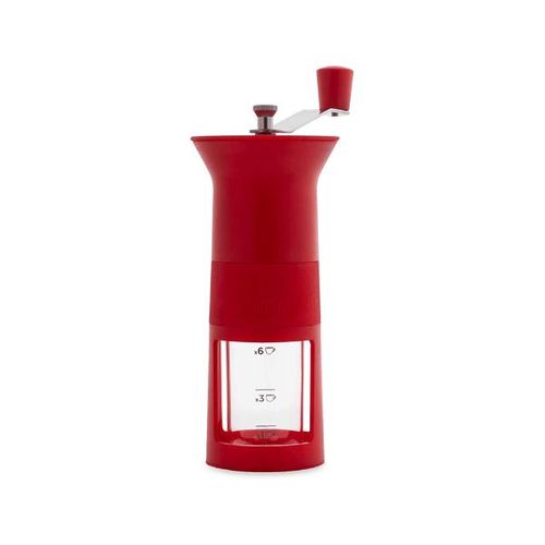 Moedor de café manual Bialetti vermelho